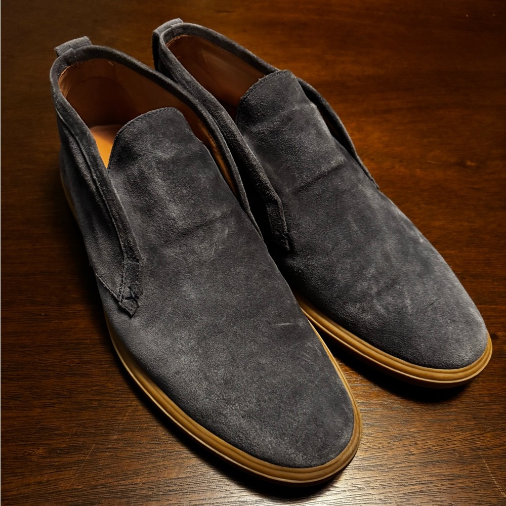 Peter Millar Charcoal Excursionist Slip-On Ankle Boot